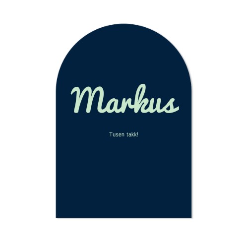 Enkle Fotokort bue 10 x 14,3 cm