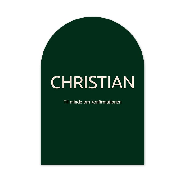 Enkle Fotokort bue 10 x 14,3 cm