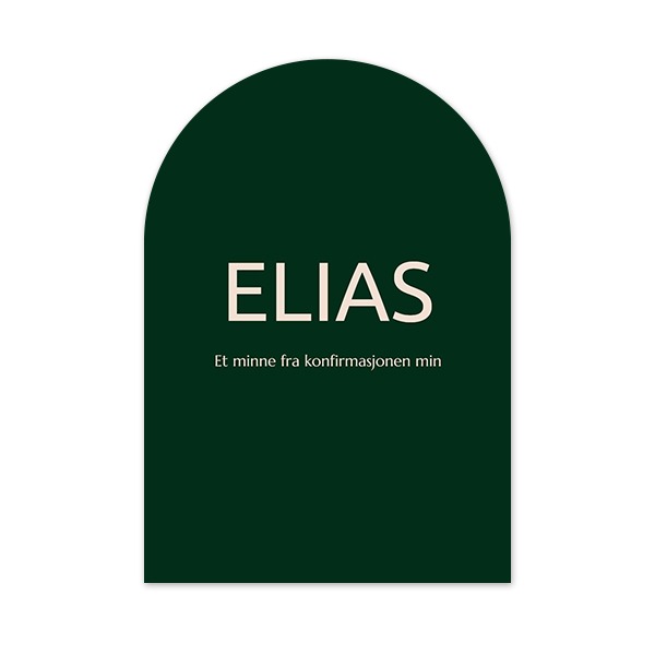 Enkle Fotokort bue 10 x 14,3 cm