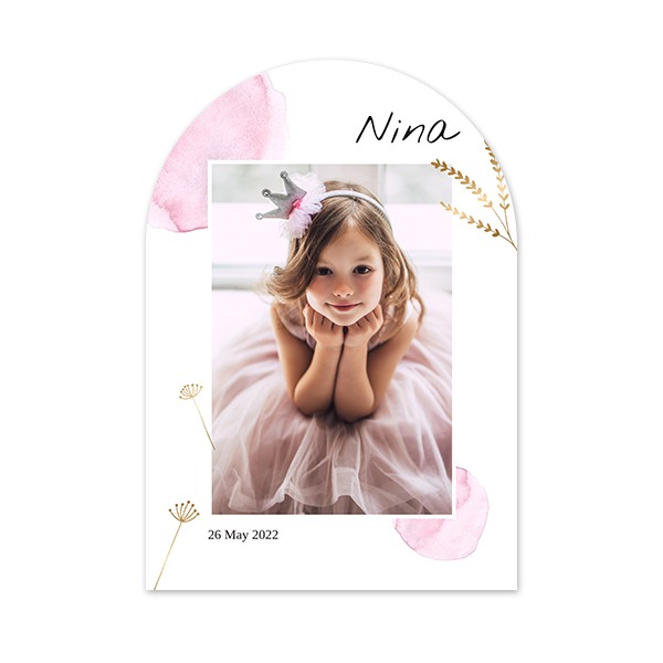Single Card arched 10 x 14,3 cm