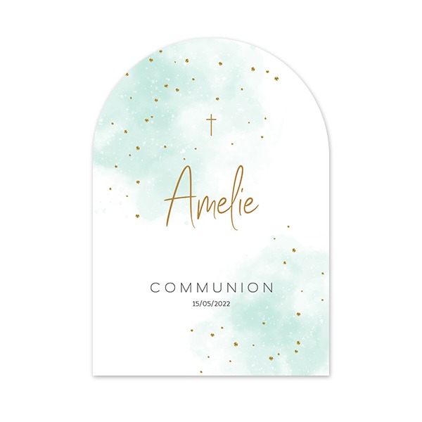 Single Card arched 10 x 14,3 cm