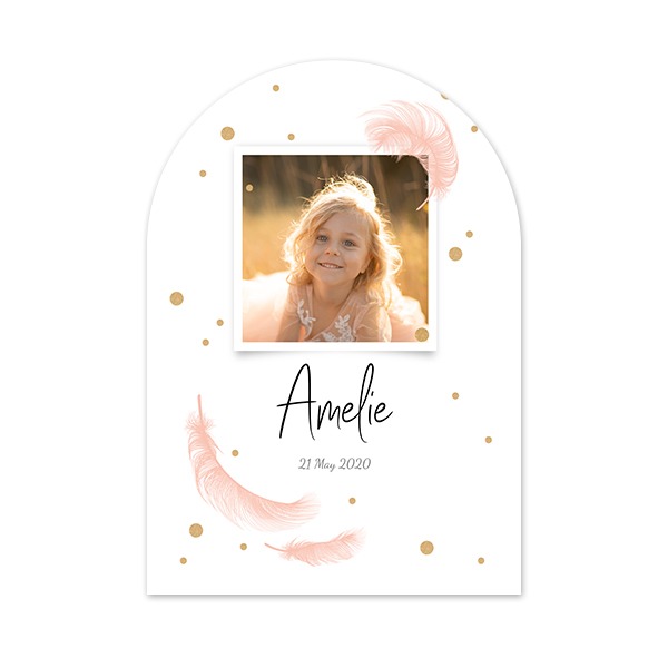 Fotokaart met boog 10 x 14,3 cm Fotokaart met boog 10 x 14,3 cm