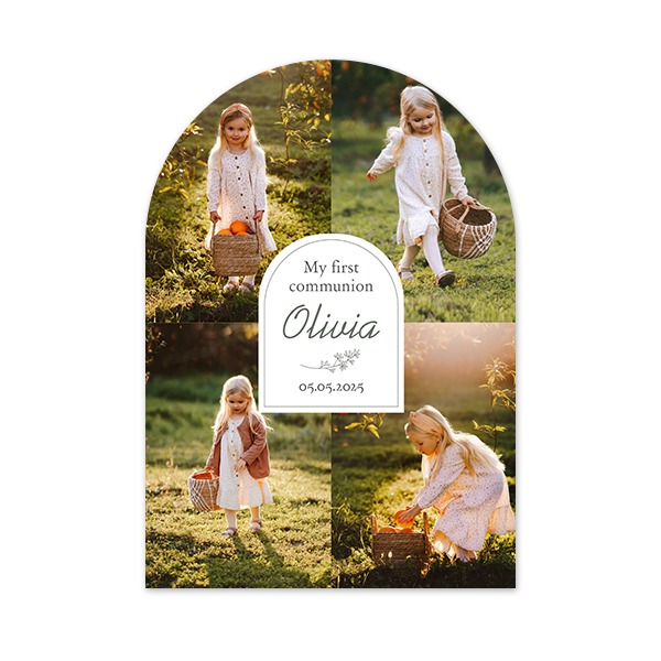 Single Card arched 10 x 14,3 cm Single Card arched 10 x 14,3 cm