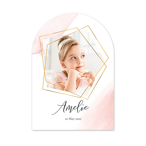Single Card arched 10 x 14,3 cm
