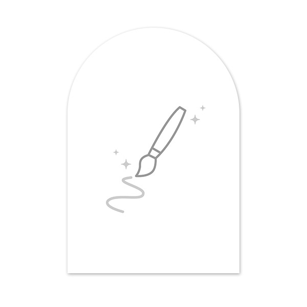 Faire-part arche 10 x 14,3 cm Faire-part arche 10 x 14,3 cm