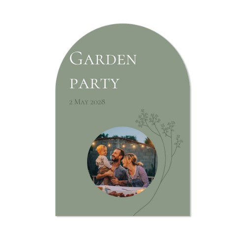 Fotokaart met boog 10 x 14,3 cm Fotokaart met boog 10 x 14,3 cm