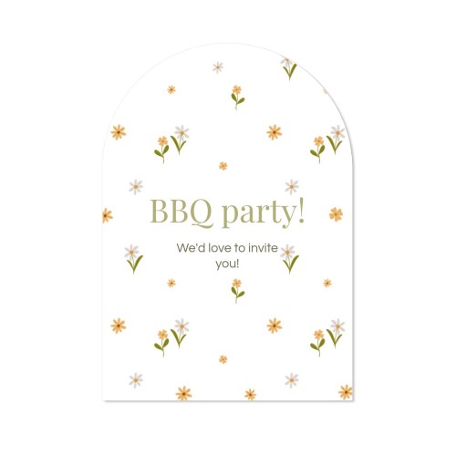 Faire-part arche 10 x 14,3 cm