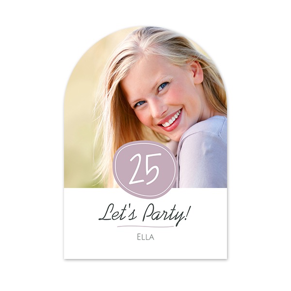 Single Card arched 10 x 14,3 cm