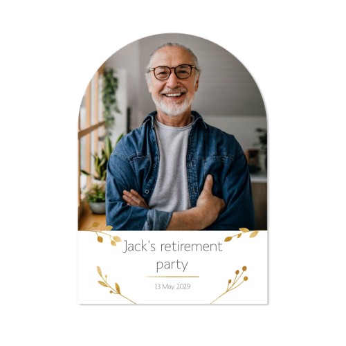 Single Card arched 10 x 14,3 cm