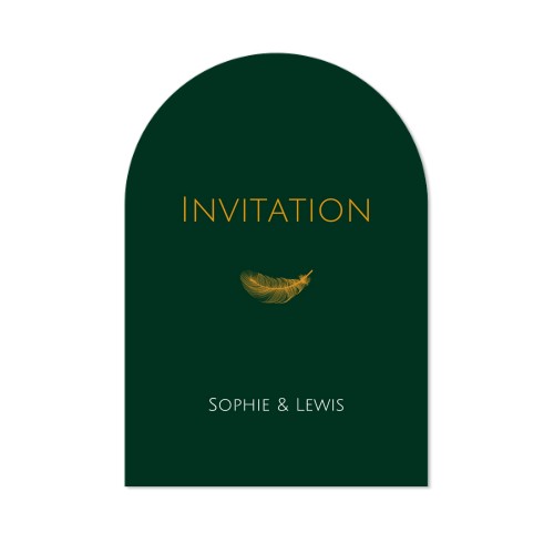 Enkle Fotokort bue 10 x 14,3 cm