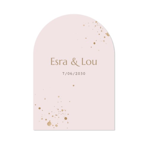 Single Card arched 10 x 14,3 cm