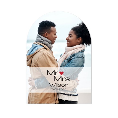 Single Card arched 10 x 14,3 cm