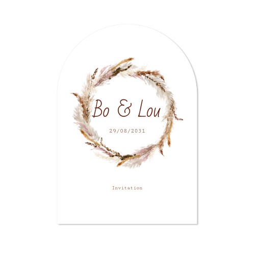 Single Card arched 10 x 14,3 cm