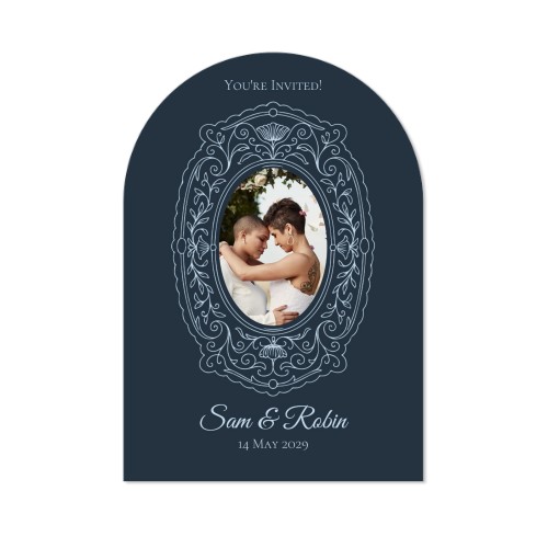 Faire-part arche 10 x 14,3 cm