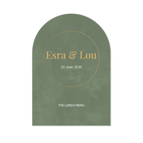Single Card arched 10 x 14,3 cm