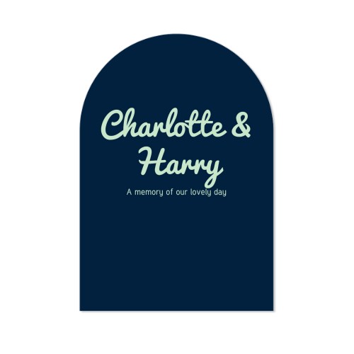 Single Card arched 10 x 14,3 cm