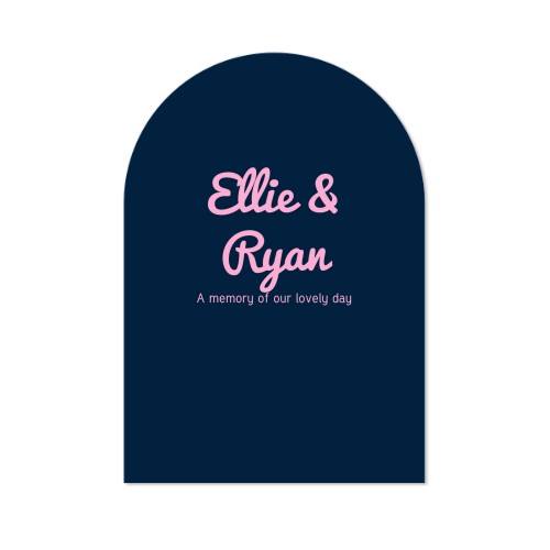 Single Card arched 10 x 14,3 cm