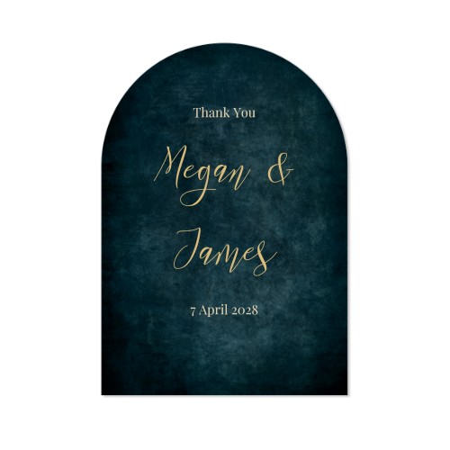 Single Card arched 10 x 14,3 cm