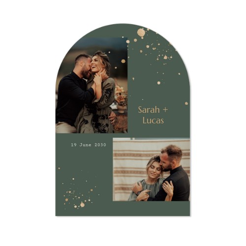 Faire-part arche 10 x 14,3 cm