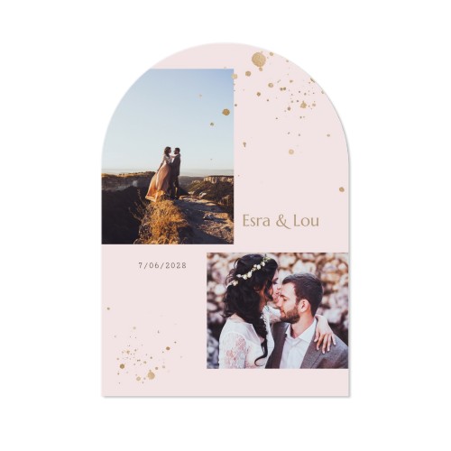 Fotokaart met boog 10 x 14,3 cm Fotokaart met boog 10 x 14,3 cm