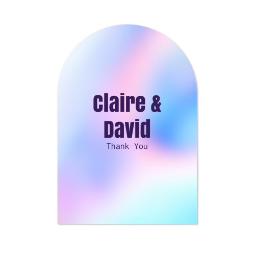 Single Card arched 10 x 14,3 cm