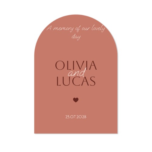 Single Card arched 10 x 14,3 cm Single Card arched 10 x 14,3 cm