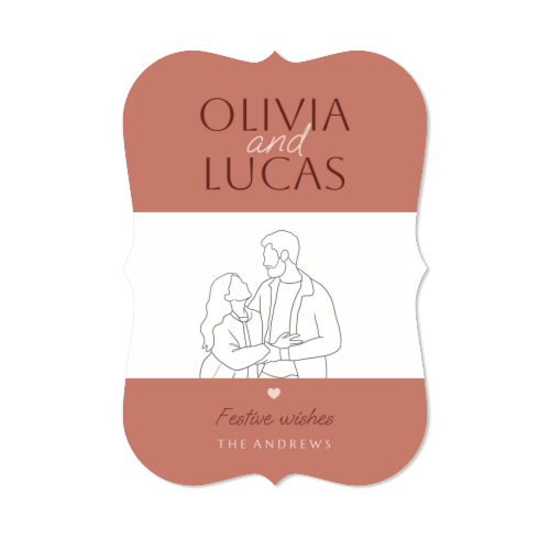 Single Card with brackets Portrait 10 x 14,3 cm Single Card with brackets Portrait 10 x 14,3 cm