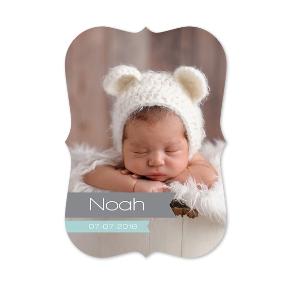 Grusskarte mit Klammer-Rahmen Hochformat 10 x 14,3 cm