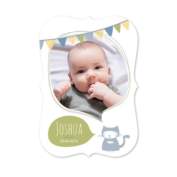 Faire-part 1 Accolades portrait 10 x 14,3 cm