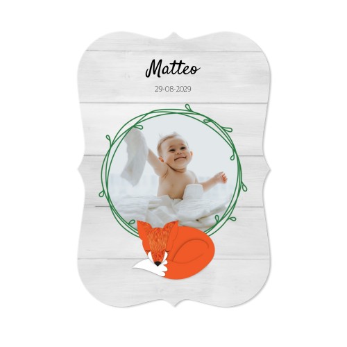 Faire-part 1 Accolades portrait 10 x 14,3 cm