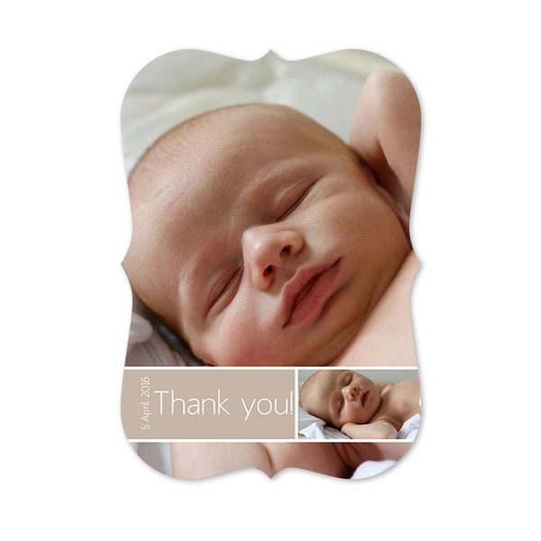 Single Card with brackets Portrait 10 x 14,3 cm