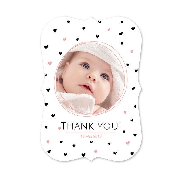 Enkle Fotokort med spisse kanter stående 10 x 14,3 cm