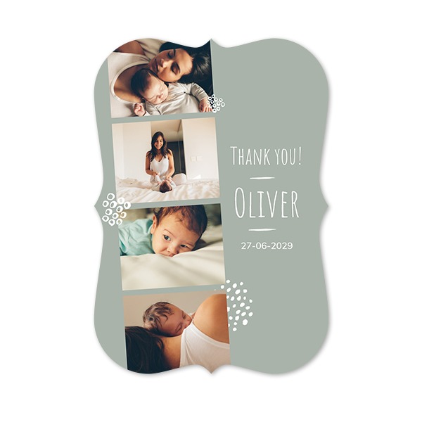 Single Card with brackets Portrait 10 x 14,3 cm