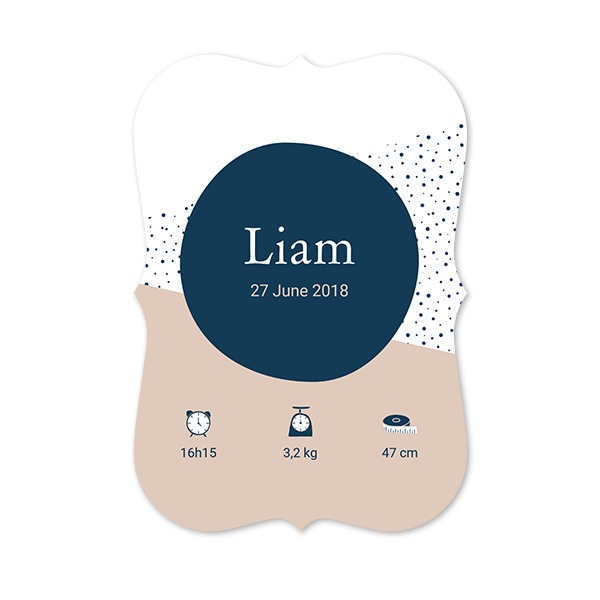 Grusskarte mit Klammer-Rahmen Hochformat 10 x 14,3 cm