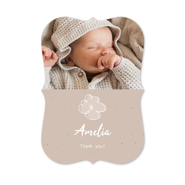 Faire-part 1 Accolades portrait 10 x 14,3 cm Faire-part 1 Accolades portrait 10 x 14,3 cm