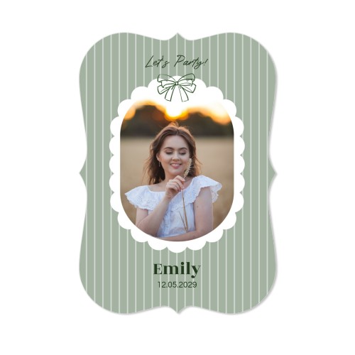 Single Card with brackets Portrait 10 x 14,3 cm