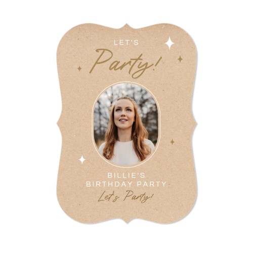 Single Card with brackets Portrait 10 x 14,3 cm