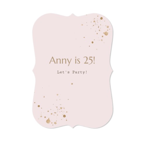 Single Card with brackets Portrait 10 x 14,3 cm
