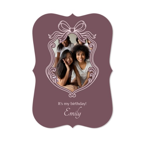 Single Card with brackets Portrait 10 x 14,3 cm