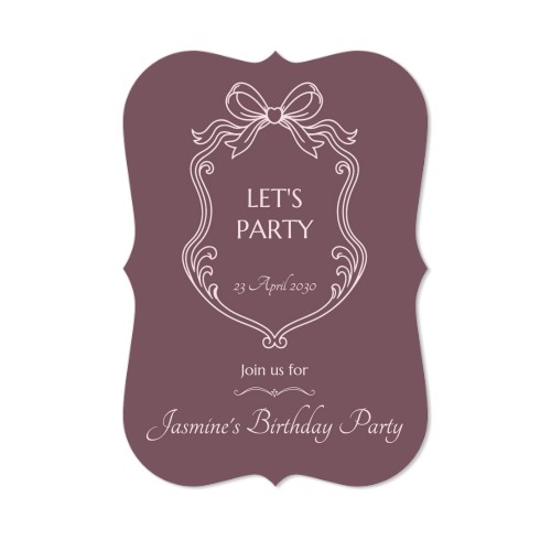 Single Card with brackets Portrait 10 x 14,3 cm