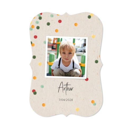 Klassiset kuvakortit aaltoreunoilla Pysty 10 x 14,3 cm