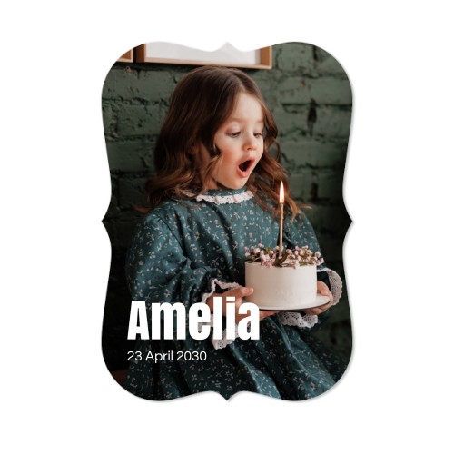 Single Card with brackets Portrait 10 x 14,3 cm