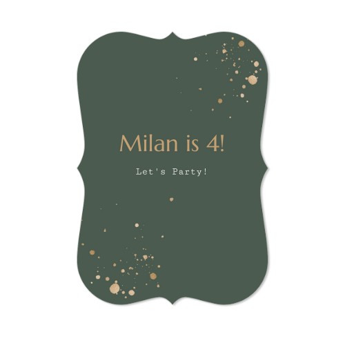 Single Card with brackets Portrait 10 x 14,3 cm