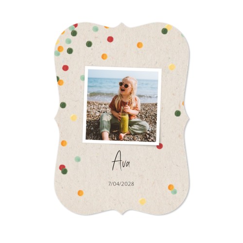 Klassiset kuvakortit aaltoreunoilla Pysty 10 x 14,3 cm