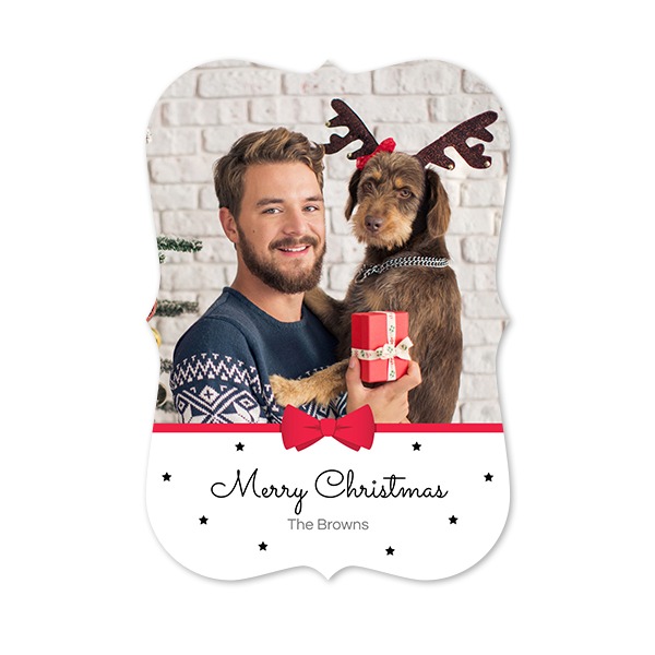 Enkla Fotokort med spetskant Stående 10 x 14,3 cm