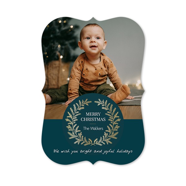 Enkla Fotokort med spetskant Stående 10 x 14,3 cm