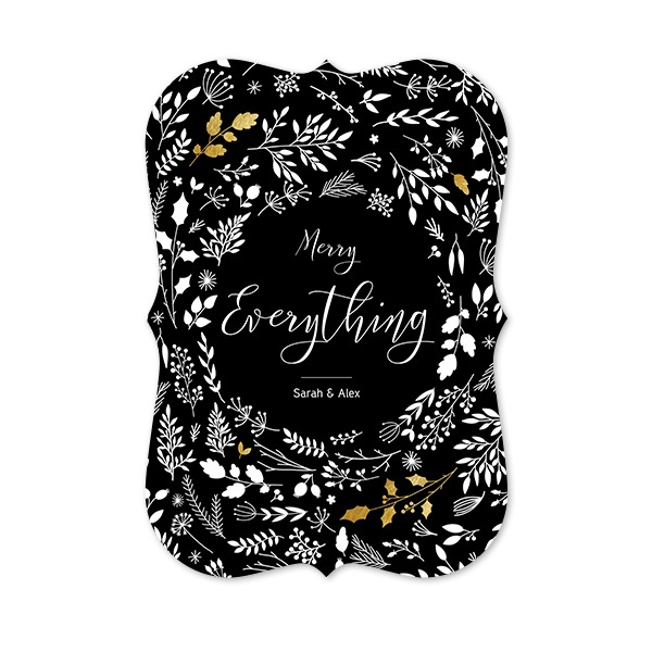 Single Card with brackets Portrait 10 x 14,3 cm