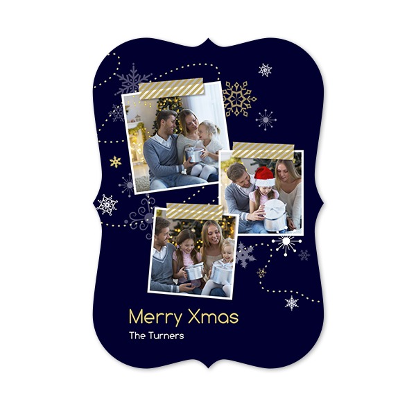 Single Card with brackets Portrait 10 x 14,3 cm