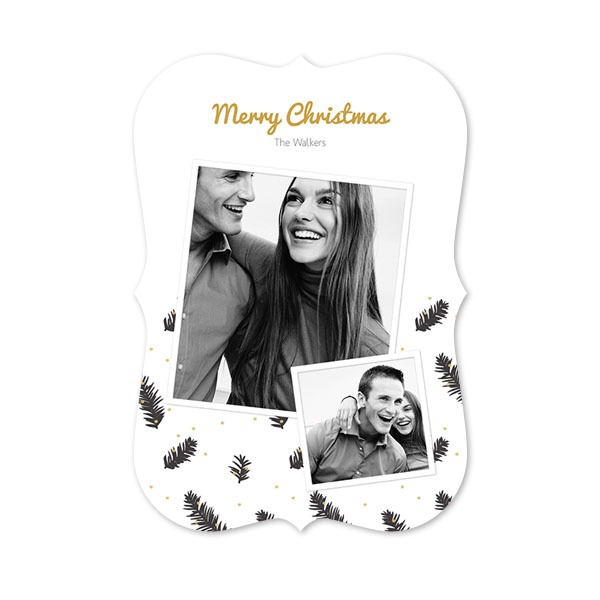 Grusskarte mit Klammer-Rahmen Hochformat 10 x 14,3 cm