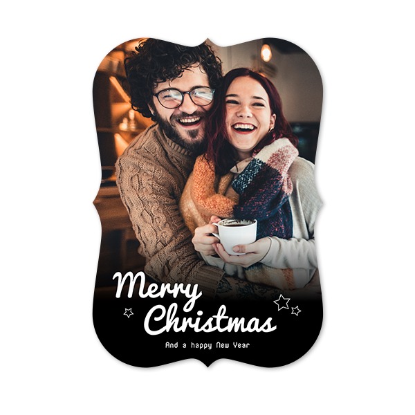 Enkla Fotokort med spetskant Stående 10 x 14,3 cm